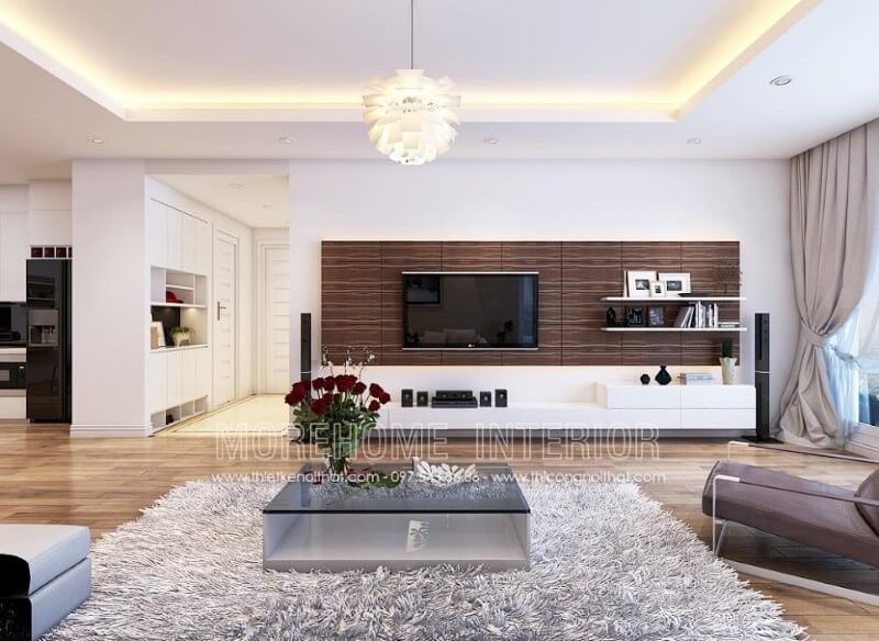 Bàn trà MH-HD011 gỗ công nghiệp trang trí chung cư đẹp