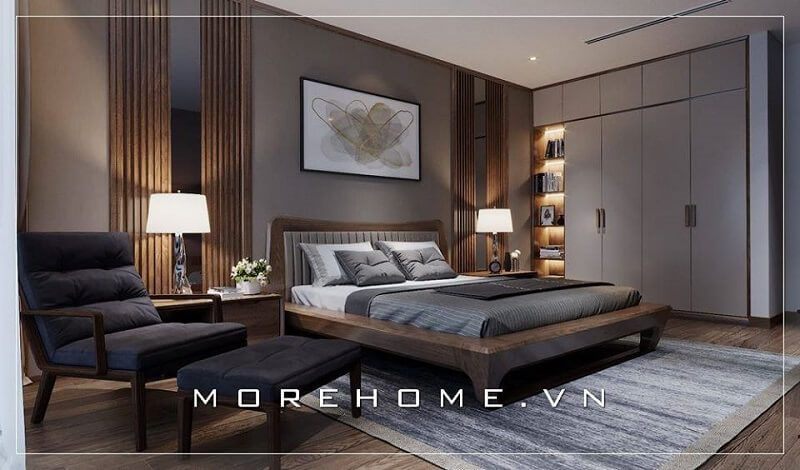 23 Mẫu thiết kế căn hộ đẳng cấp từ giường ngủ gỗ óc chó tự nhiên