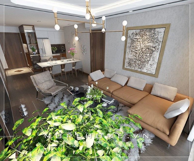 Ghế sofa có bọc nệm hiện đại được sử dụng rộng rãi và thoải mái, cung cấp nhiều tiện nghi thẩm mỹ.